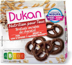 Dukan Biscuiți Ovăz Bretzels Cu topping Ciocolată Fără Zahăr 1buc 100gr