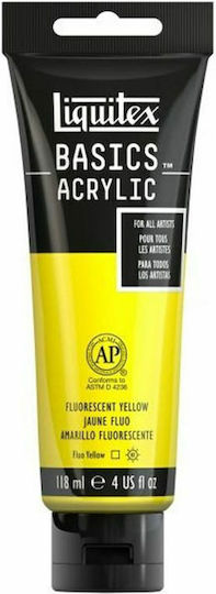 Liquitex Acrylic Color Basics Ακρυλικό Χρώμα Ζωγραφικής Κίτρινο 118ml