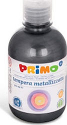 Primo Metallizzati Τέμπερα Ζωγραφικής Metallic Μαύρο σε Μπουκάλι 300ml