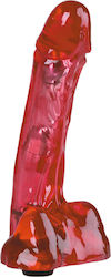 Calexotics Cherry Scented Vibro-Dong Red