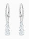 Swarovski Attract Trilogy Round Earrings made of Silver with Stones