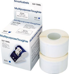 Seiko Instruments SLP-TMRL 220 Self-Adhesive Label Rolls for Label Printer 28x51mm 2pcs