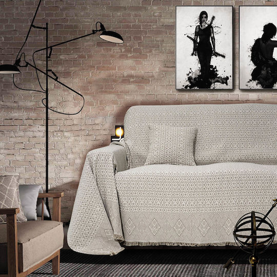 SB Home Marsela Ριχτάρι Διθέσιου Καναπέ 180x240εκ. Grey