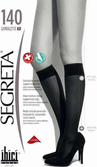 Ibici Segreta Classic 00063 Socks Calf High Graduated Compression 18-22 mmHg Brown
