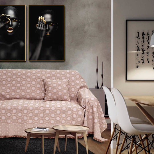 SB Home Linda Ριχτάρι Τριθέσιου Καναπέ 180x300εκ. Dusty
