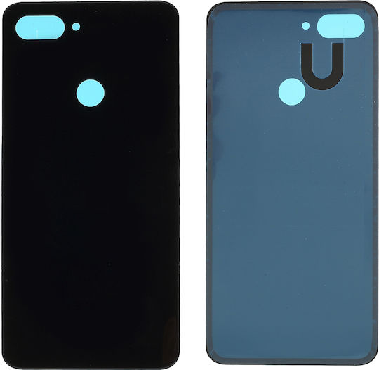 Batterieabdeckung Schwarz für Xiaomi Mi 8 Lite
