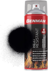 Benman Σπρέι Βαφής Heat Resistant Lacquer 800°C Μαύρο Μαύρο 400ml Benman Σπρέι Βαφής Heat Resistant Lacquer 800°C Μαύρο Μαύρο 400ml