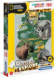 Puzzle pentru Copii Wildlife Explorer pentru 7++ Ani 180buc Clementoni