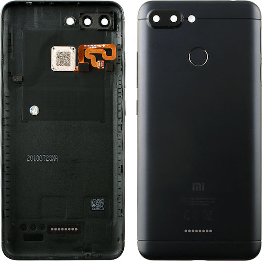 Xiaomi Batterieabdeckung Schwarz für Redmi 6