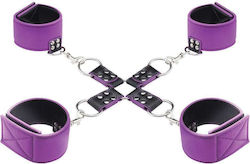 Shots Ouch Reversible Hogtie Limb Restraint Set in Purple Color