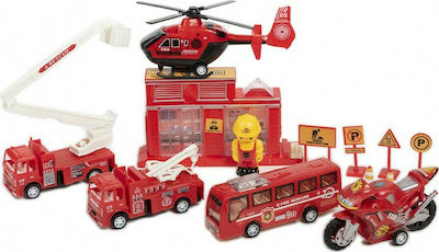 Fire Station Track Fire Truck for 3++ Years 1033