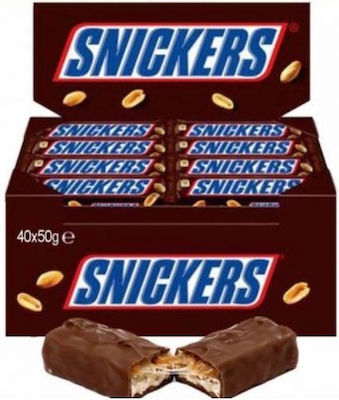 Snickers Σοκολάτα Γάλακτος 50gr 40τμχ