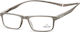 Montana Eyewear MR59C Reading Glasses +1.50 with Magnet Grey MR59C