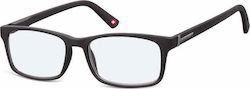 Montana Eyewear BLF73 Ochelari de citit +1.00 Negru BLF73