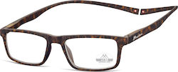 Montana Eyewear MR59 Lesebrille +2.50 mit Magnet Tortoise MR59 MR59A