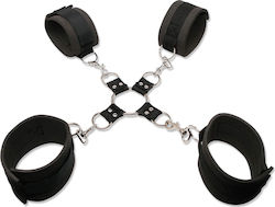 Pipedream Fetish Fantasy Series Extreme - Hog-Tie Kit Set pentru Legare Membre în Culoare Negru