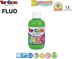 Toy Color Fluo Tempera Farben Grün in Flasche 250ml 1Stück 220.931.37