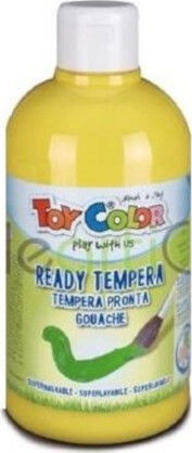 Toy Color Ready Tempera Paints Yellow in Bottle 500ml 1pcs