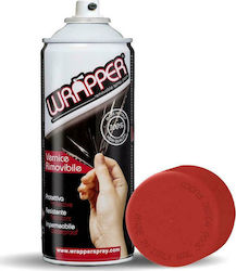 Wrapper Sprühfarbe Schutzfolie Flammenrot RAL 3000 400ml Wrapper Sprühfarbe Schutzfolie Flammenrot RAL 3000 400ml
