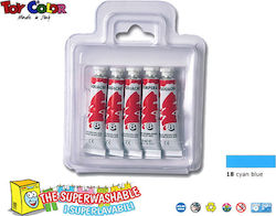 Vopsele Tempera Culoare Toy Cyan 12ml Vopsele Tempera Culoare Toy Cyan 12ml