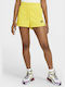 Nike Air Αθλητικό Γυναικείο Σορτς Κίτρινο
