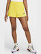 Air Women's Sporty Shorts Yellow