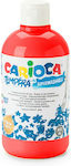 Carioca Tempera Tempera Farben Rot in Flasche 500ml 1Stück 23089