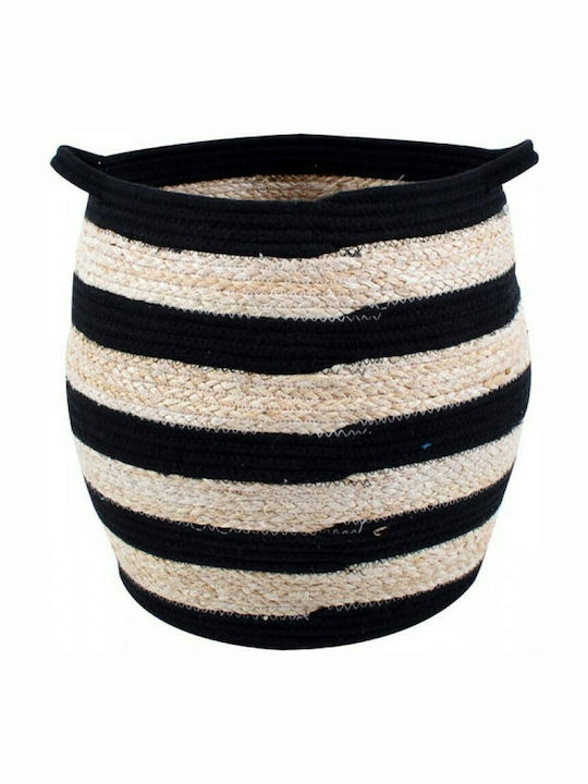 Ankor Decorative Basket Wicker with Handles Beige 38x34x34cm