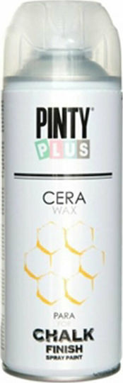 Pinty Plus Chalk Finish Paint Wax Lumânare pentru Vopsea cu Creta în Spray Transparent 400ml