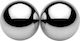 XR Master Series Magnus Magnetic Orbs Brustwarzenklemmen in Silber Farbe