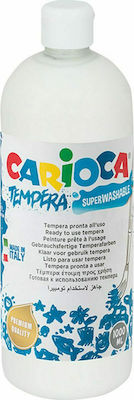 Carioca Tempera Tempera Farben Weiß in Flasche 1000ml 1Stück KO030.01