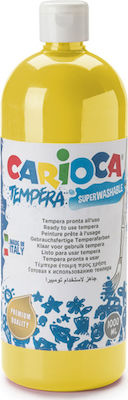 Carioca Tempera Tempera Colour Paint Bottle 1000ml Yellow