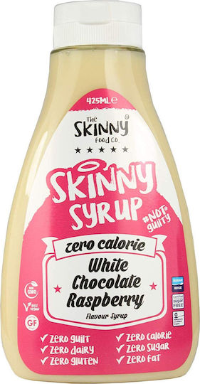 The Skinny Food Co Confectionery Syrup With White Chocolate Raspberry Flavour Sugar Free 425ml