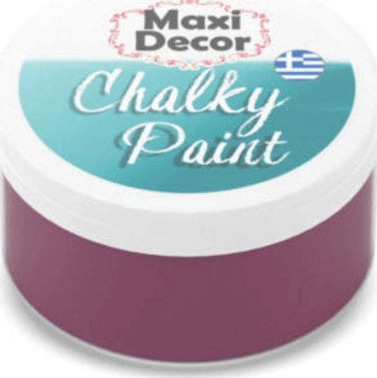 Maxi Decor Chalky Paint Χρώμα Κιμωλίας 602 Μούρο Μούρο Μωβ 100ml CHP-602