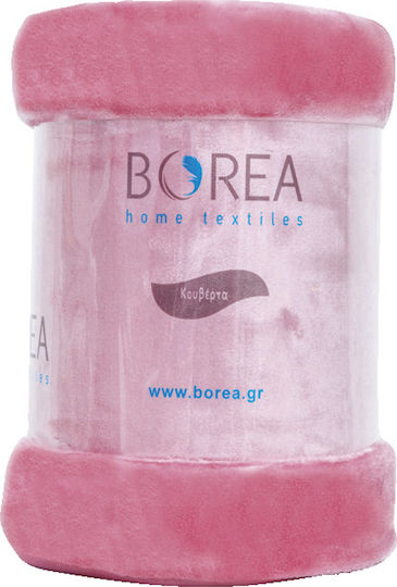Borea K-4 Velvet Blanket Double 220x240cm Ruby