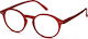 Izipizi D Reading Glasses +2.50 Red Crystal