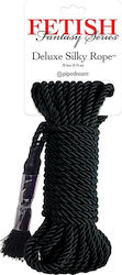 Pipedream Fetish Fantasy Series Deluxe Silky Rope Bondage Rope in Black Color