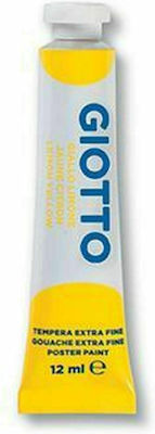 Giotto Tempera Tempera Farben Lemon Yellow No 3 in Röhre 12ml 1Stück 035200300