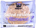 Kookie Cat Biologice Biscuiți Ovăz Cu chipsuri Migdale și caramel sărat Vegan 1buc 50gr