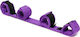 Rimba Spreader Bar With 4 Cuffs Fixierungsstange in Lila Farbe
