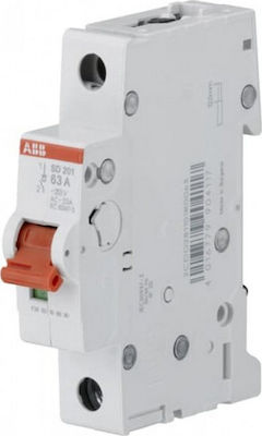 Abb SD201/40 Einpolig Allgemeine Verwendung Schienenumschalter 253V 40A