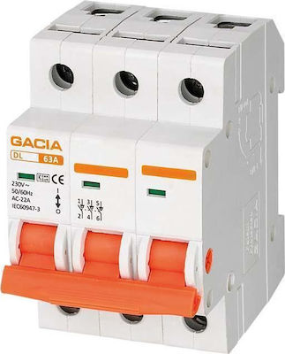 Gacia Tripolar Buton de comutare 400V 40A