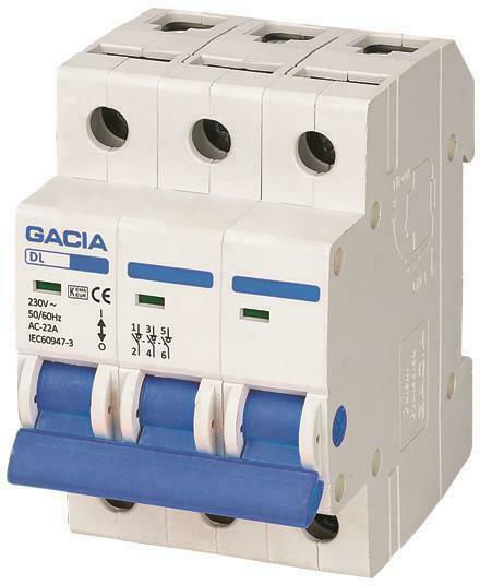 Gacia 3-Poles General Use Panel Push Button Switch 400V 63A