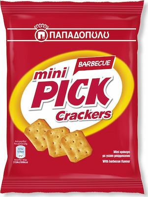 Παπαδοπούλου Crackers Mini Pick BBQ 1x70gr