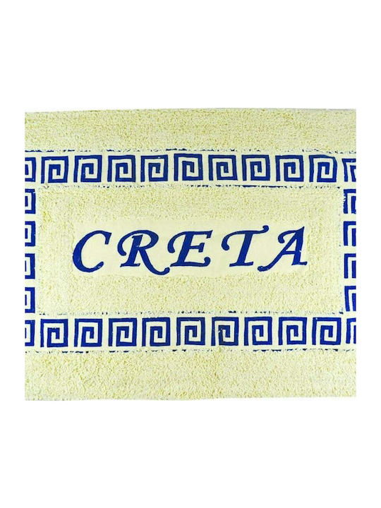 Sidirela Badematte Baumwolle Rechteckig Creta Ε. 0541 Beige 50x80cm