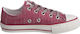 Converse Kids Sneakers Sparkle OX Burgundy