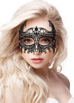 Shots Ouch Empress Black Lace Mask in Schwarz Farbe OU320BLK