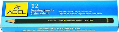 Adel 2200 Drawing Pencil 7B Green