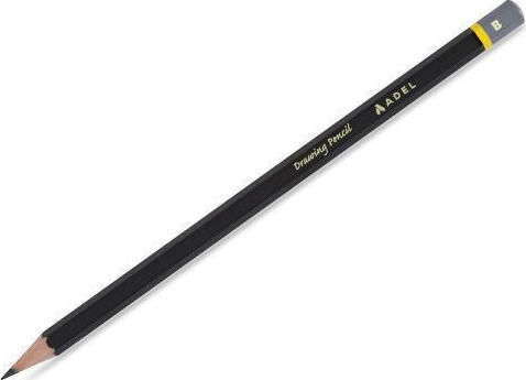 Adel Drawing Pencil B Black