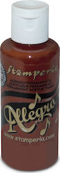 Stamperia Allegro Acrylic Paint Set in Brown co...